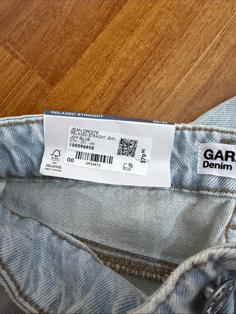 GARAGE Relaxed Straight Jeans
